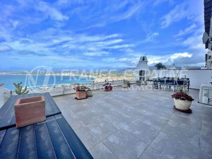 vente appartement rosas, 3 chambres 150 m², grande terrasse vue mer 180°
